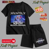 Huntrix Kpop Demon Hunters Kids Suit - Huntrix Kids T-Shirt Suit