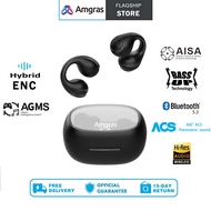 Amgras Spacebuds Ⅱ Pro No pain to wear Bone Conduction Earphone TWS Bluetooth Earphones Panoramic So