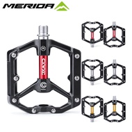 Merida Bicycle Pedal With Reflector Aluminum Alloy Mountain Bike Platform Pedal Bicycle Accessories