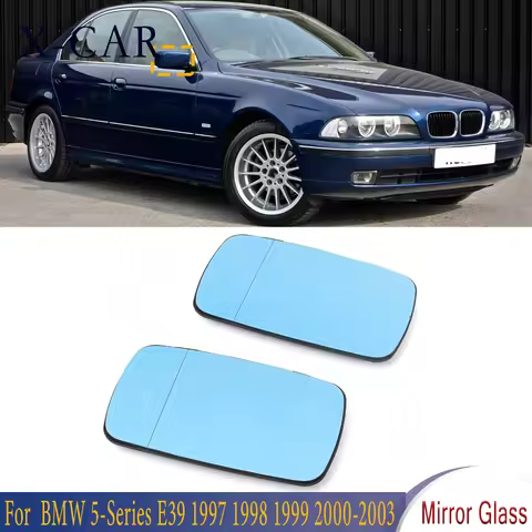 X-CAR Car Heated Rearview Mirror Side Mirror Glass Lens Car Styling For BMW 5-Series E39 Sedan/Wagon