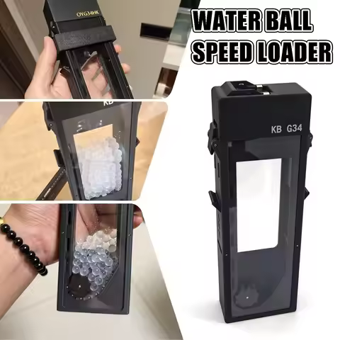 Tactical Electric Automatic Gel Water Ball Speed Loader Compatible with Bb Pellets Gel Ball Toys Pai