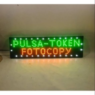 LED light writing LED sign credit token photo copy new