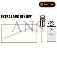 TACTIX 206124 HEX KEY EXTRA LONG 10.0mm(SET D)