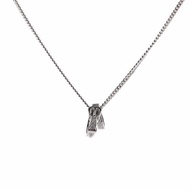 HERMES 18K白金鑽石白金全新愛馬仕Etriviere系列，滿鑽項鏈，專櫃10w，25年18K/項鍊