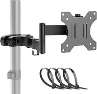 PUTORSEN Universal VESA Pole Mount, Full Motion TV Pole Mount Fits 17 to 32 inch Screens, with Remov