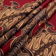 Enzy Batik Kain Batik Ganesha - Maroon