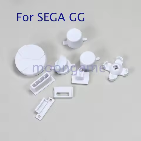 1set Colorful Full Set Buttons For SEGA GG Plastic Button For SEGA GAMEGEAR Joystick Button Accessor