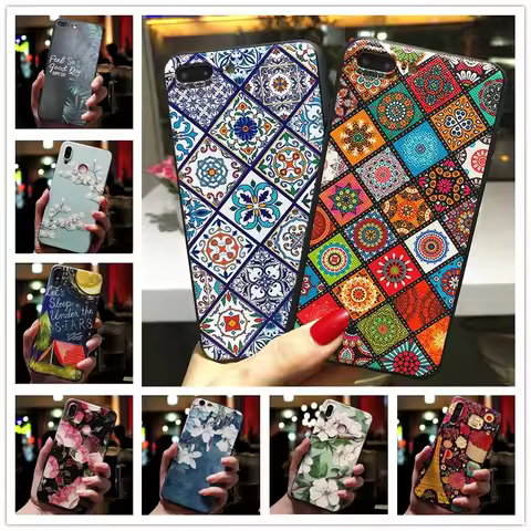 For Nokia 2.3 6.2 7.2 Case 3D Relief Flower Emboss Phone Case For Nokia 7.2 6.2 4.2 3.2 2.2 2.3 5.1 