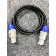 Speaker line wire, 2x1.5mm monitor wire, Neutrik jack, flexible wire, copper core, price for 1 wire