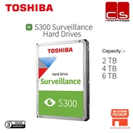 Toshiba Surveillance S300 (2TB/4TB/6TB) 3.5' SATA 5400RPM