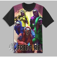 Free Fire FF T-shirts Free Fire Game Anime Children's T-shirts FF -3D-10109- Free Fire FF Clothes Fr