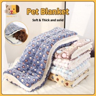Pet Blanket Mat Dog Bed Mat Puppy Bed Cat Bed Cushion Dog Blanket Soft Flannel Thick