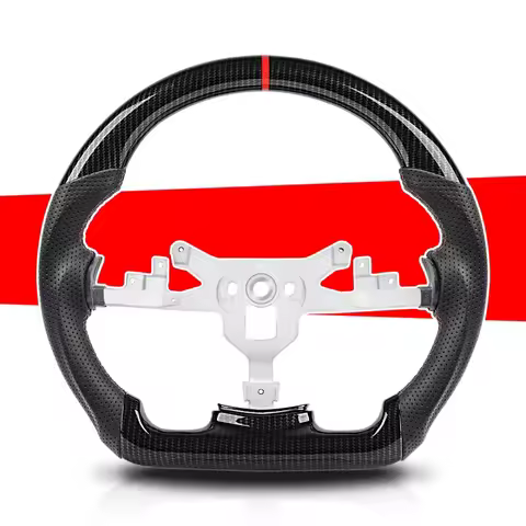 Hydro-Dip Carbon Fiber Steering Wheel For Chevrolet Corvette C6 Z06 ZR1 2006 2007 2008 2009 2010 201