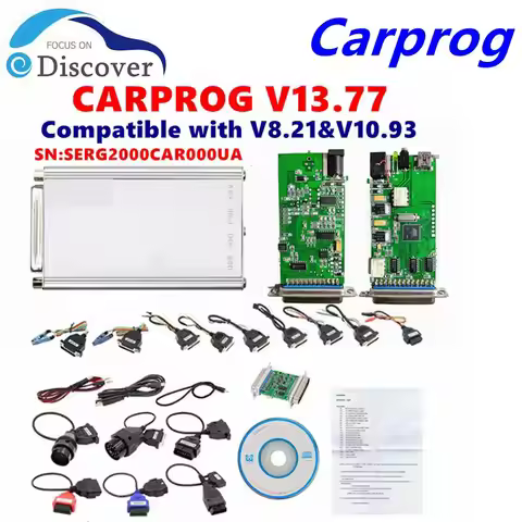 CARPROG New Style V13.77 V8.21 Online Version V13.77 Car ECU Repair Tool For Radio/IMMO ECU Repair T