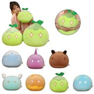 Genshin Slimes Impact Plush Toy Stuffed Doll Pillow Cushion Anemo Cryo Pyro Geo