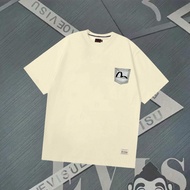Baju-T Lelaki dan Wanita Evisu/Fushen, Baju-T Bercetak, Baju-T Sukan, Baju-T Longgar, Baju-T Lengan 