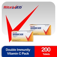 Double Immunity Vitamin C Pack: RiteMED Ascorbic Acid 100s (2 Boxes)