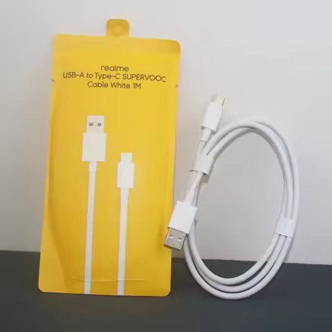 Relame 12A USB C Cable 100CM 100W 120W 150W 240W Super Vooc Fast Charging Wire Line Cord For Realme 
