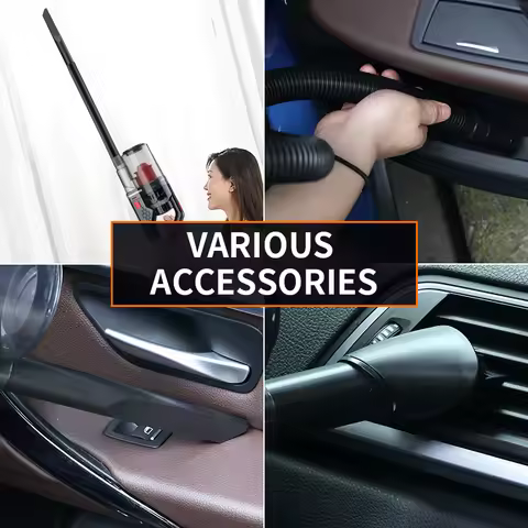 New wireless car vacuum cleaner Multifunctional wet and dry car vacuum cleaner High suction handheld