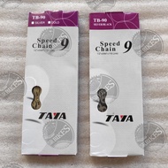 116L 9 Speed Bicycle Chain. SILVER & GOLD. TAYA TB-90