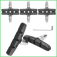 Brake Pad Set for Cycle Replacement Brake Pads for Cycle with Hexagonal Wrench Anti-Slip Riding Acce