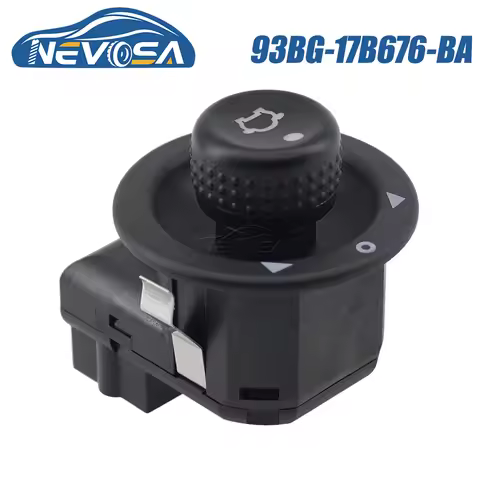 NEVOSA 93BG-17B676-BA For Ford Mondeo MK2 MK3 Fiesta Rearview Rear Mirror Side Remote Control Switch