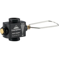 CAMPINGMOON Fuel Canister Refill Adapter for Isobutane Gas EN417 Lindal Valve Canister Black BKZ15