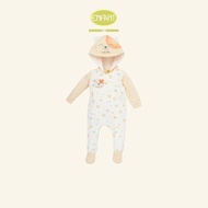 ENFANT GREEN ชุดบอดี้สูท มีฮู้ด คลุมเท้า แรกเกิด-6เดือน ER8S34