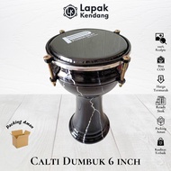 Calti Darbuka Dumbuk Mini Black Marble Children's Size 6 inch Best Quality Darbuka Murah Darbuka Bud
