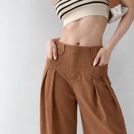 LONG PANTS Wanita 6945 AXELL PANTS / PANTS FREE BELTWanita