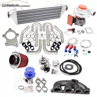 Turbo Kit T3/T4 fit for Hond@ 88-00 Civ*ic DelSol CRX D15 D16 FMIC