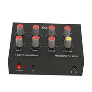 Graphic Equalize, 7 Band Car Audio Equalizer Car Audio Graphic Equalizer Output Input 12dB High Bass