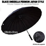 Premium Japanese Style 24-Fingered Stick Umbrella Luxury 24-String Umbrella