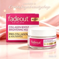 fadeout collagen Boost whitening day&night cream clearance  stocks without box