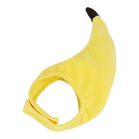 Creative Cute Cat Hat Free Size Pet Banana Hat Dog Costume Headdress for Cat Dog