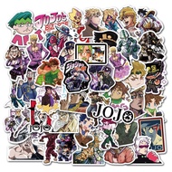 50 Pcs Classic Anime JoJo's Bizarre Adventure Stickers - Waterproof Decals for Luggage, Skateboard, 