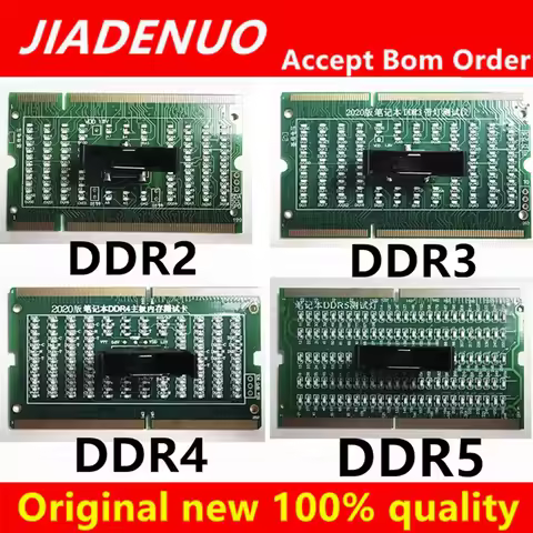 Diagnostic Analyzer Test Card SDRAM SO-DIMM Pin Out Notebook LED Tester Card Memory Slot DDR2 DDR3 D