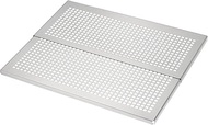 Yoshikawa 1305977 Dish Drainer Rack, Made in Japan, Heavy Duty Slide Plate, Silver, Depth 18.5 inche