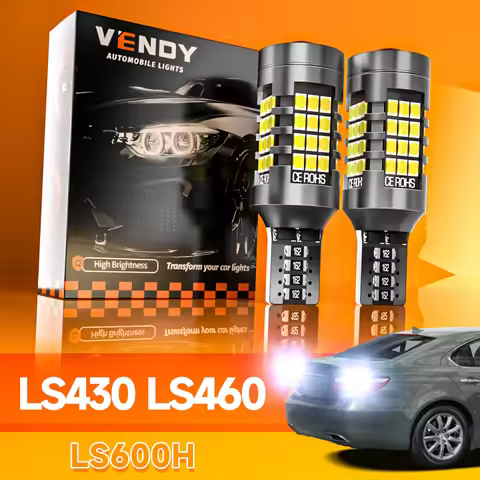 2pcs For Lexus LS430 LS430 LS460 LS600H 2001-2012 LED Reverse Light Backup Lamp 2003 2004 2005 2006