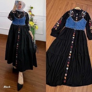 Natasha Midi Dress / Gamis Midi Muslimah Terbaru 2022 Baju Wanita