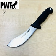 PWT 5 Inci Stainless Steel Skinning Knife | Kitchen Knife | 5Cr15MoV Blade | Anti-slip Rubber Handle
