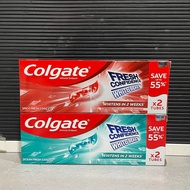 Colgate Fresh Confidence white Blast Spicy Fresh/ I Ocean Fresh 150gx2 Tubes