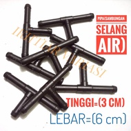 Plastic T Water Hose Connection Plastic Pipe Hose Wiper Pipe Connection