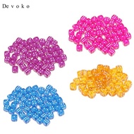 [Cuticate1] 50pcs Multi-sided D6 Dice Dragons D&D TRPG Party Board Games Toys Blue