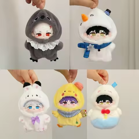 Love and Deepspace Fan-made Merchandise 10cm Plush Romper Clothes for Cotton Dolls