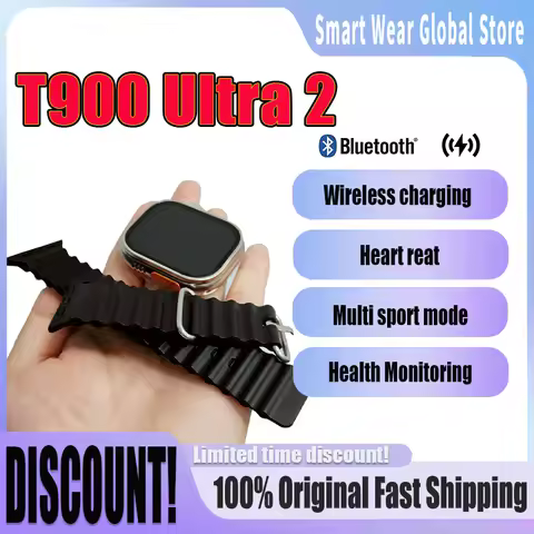 2025 T900 Ultra 2 Smart Watch Men 49mm Series 8 Compass Waterproof For Apple Watch IWO Ultra Smartwa