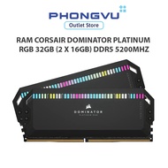 Corsair Dominator Platinum RGB desktop RAM (2 x 16GB) DDR5 5200MHz (CMT32GX5M2B5200C40) -