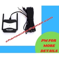 12V CAR FM TV ANTENNA BOOSTER WITH DIGITAL BODOVD BO93 | BO-93 UHF - VHF / FM / TV