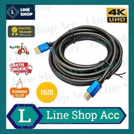 HDMI CABLE 15 Meter 4Kx2K V. 2.0 ULTRA HD HIGH QUALITY 4K