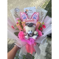 Silverqueen butterfly chocolate graduation doll bouquet - graduation bouquet - graduation bouquet - 